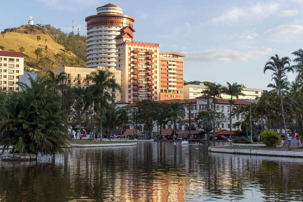 Praça em Águas de Lindóia